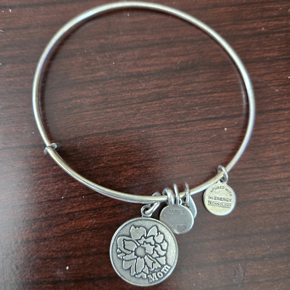 Alex and Ani Silver Mom Bracelet